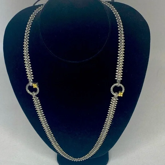 Barbara Bixby Rare Rare, not kidding !! 18k gold and 925 Sterling Silver - Picture 1 of 5